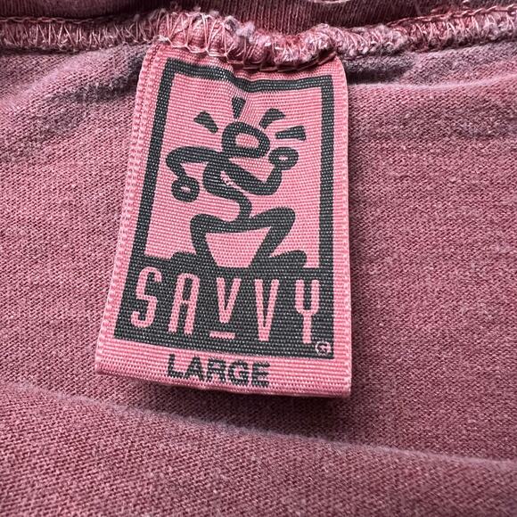 Savvy Vintage University of Michigan Maroon T-Shirt Size Large Y2K Wolverines - Picture 6 of 6